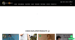 Desktop Screenshot of exilejeans.co.in